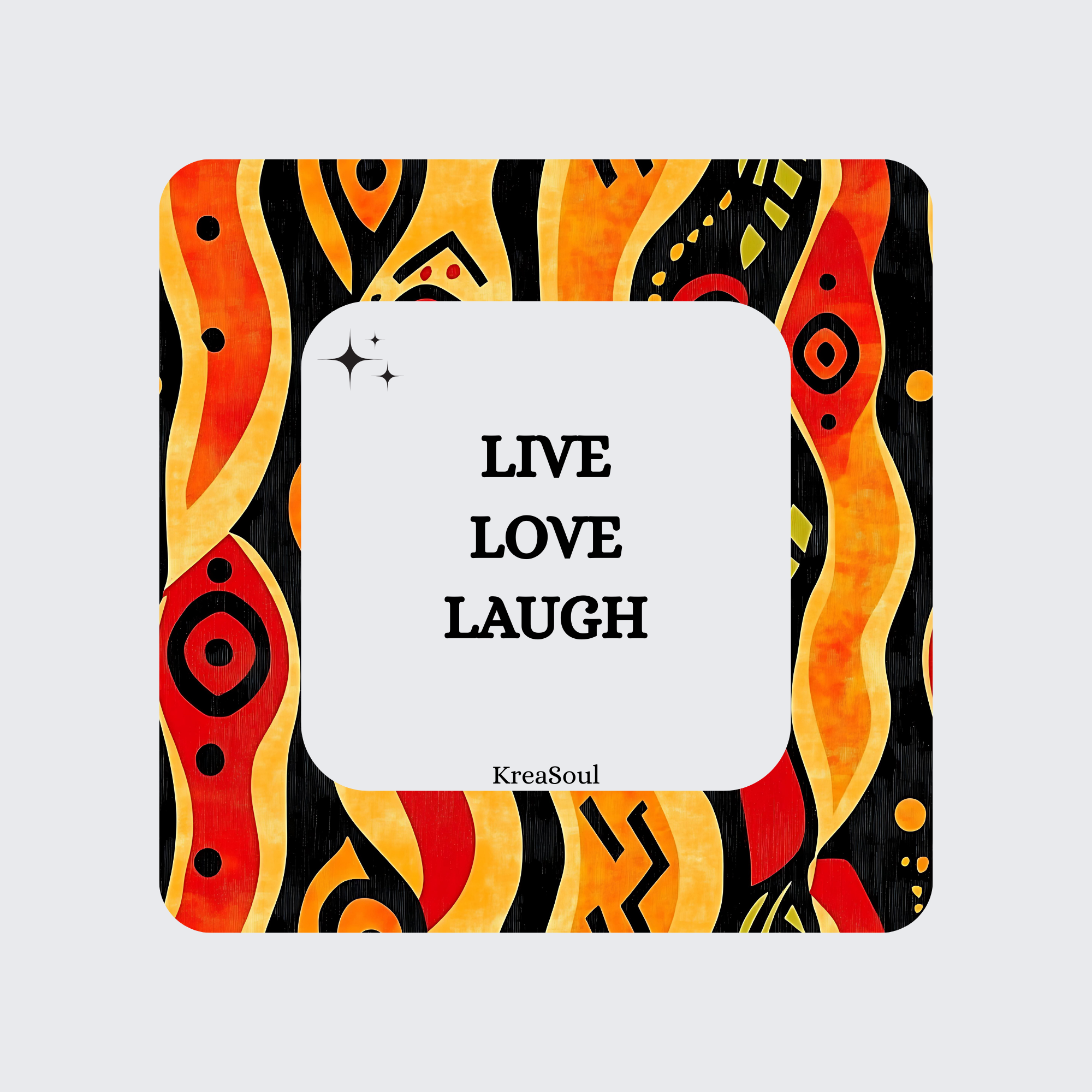 Aimants / Magnets Messages Bienveillants - Fond Wax