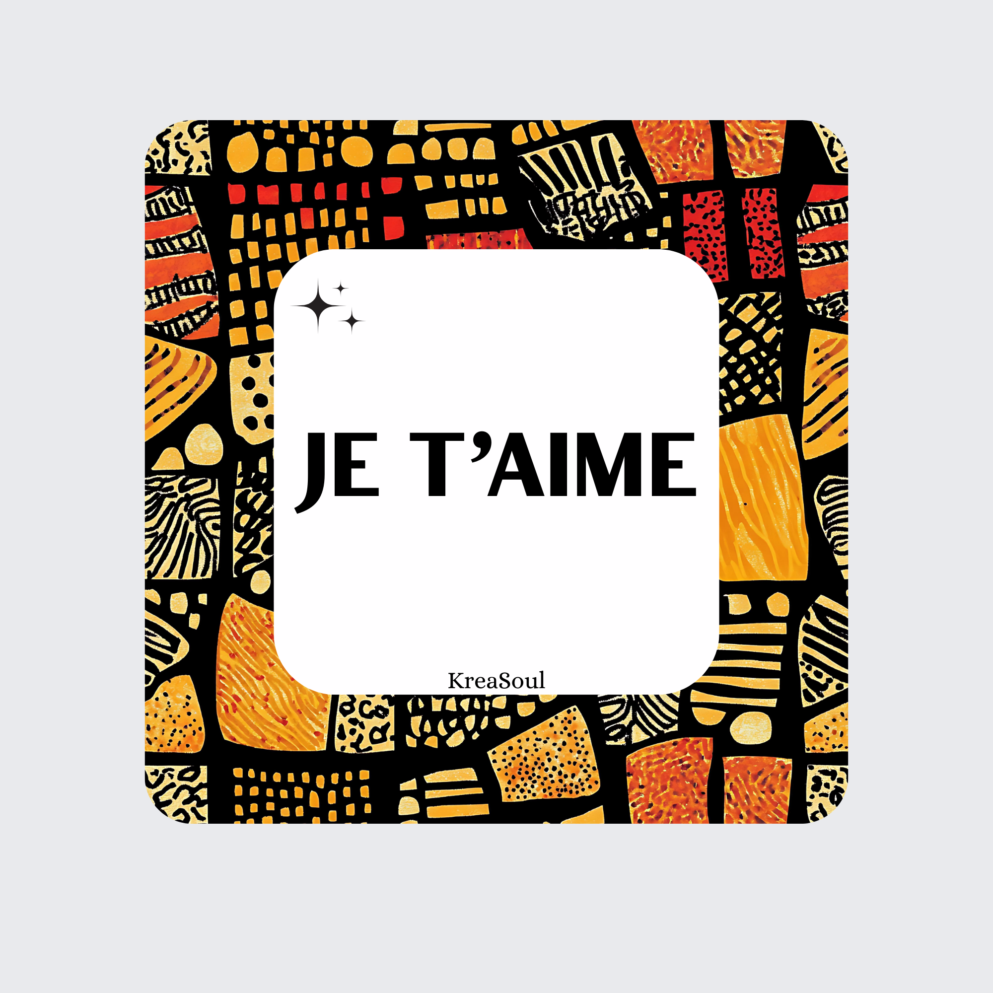 Aimants / Magnets Messages Bienveillants - Fond Wax