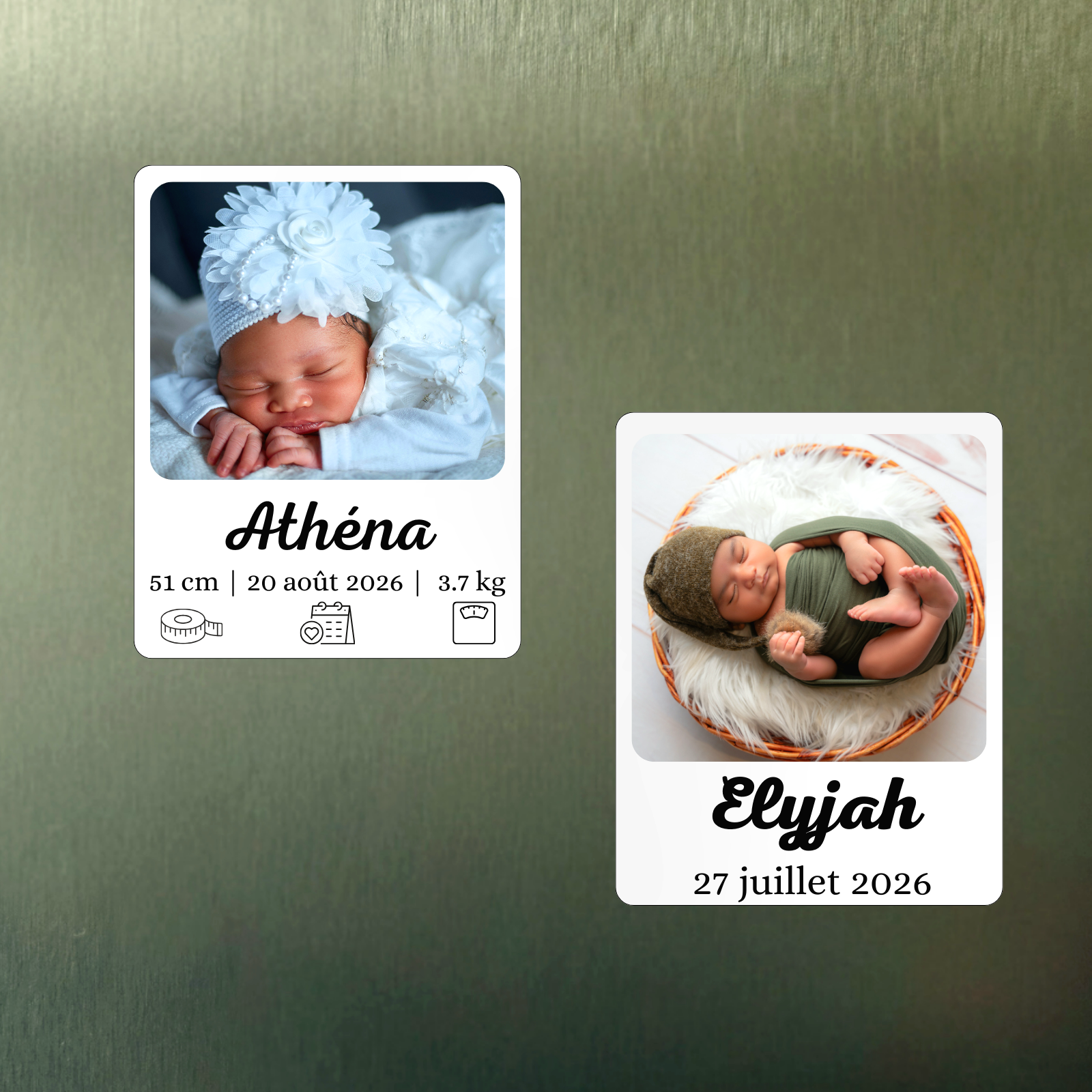 Aimants / Magnets Faire Part De Naissance