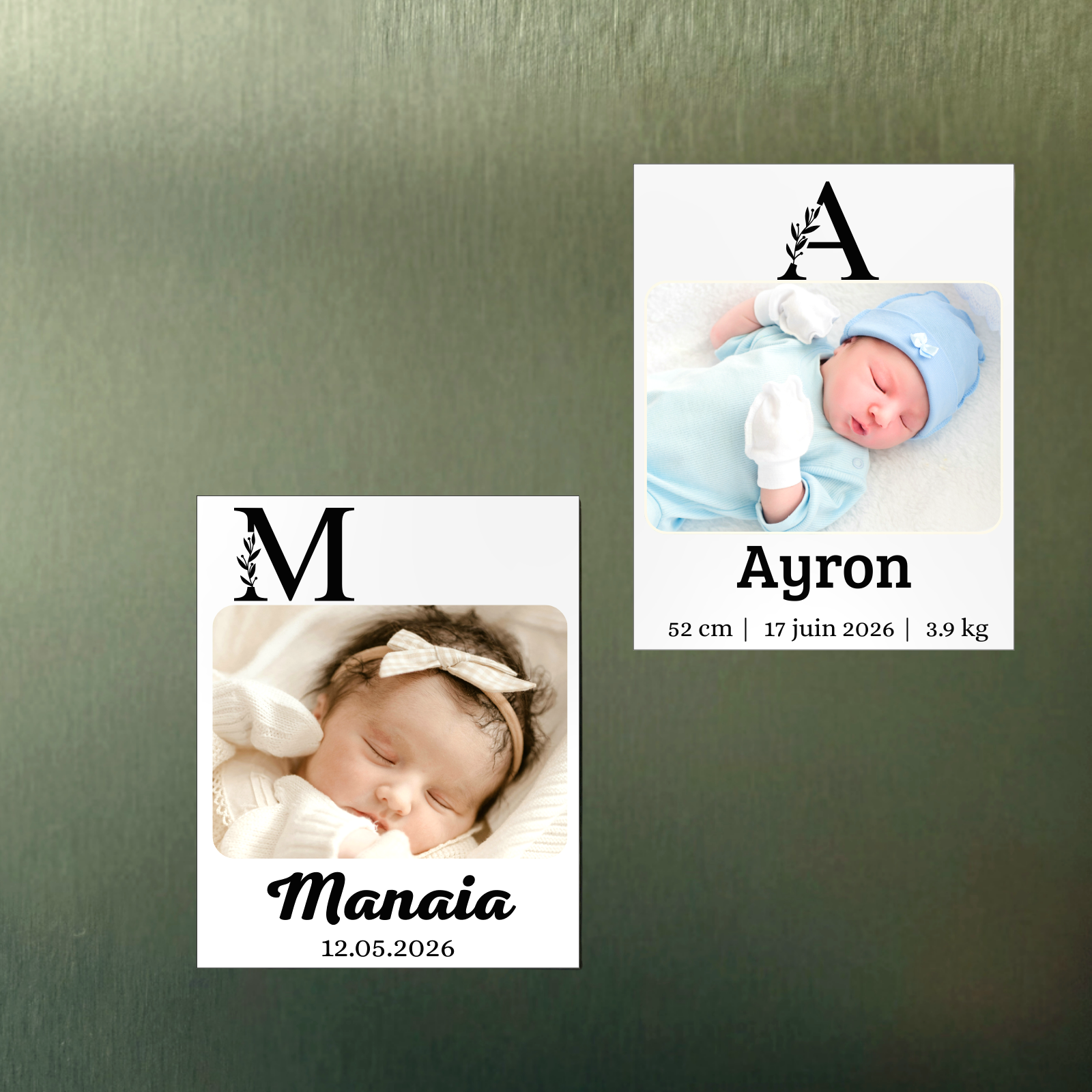 Aimants / Magnets Faire Part De Naissance