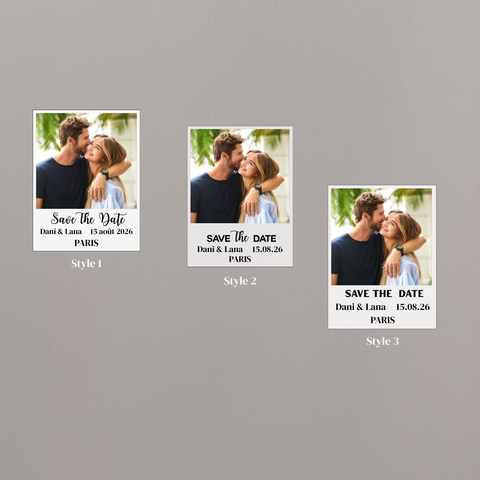 Aimants / Magnets Save the Date - Mariage